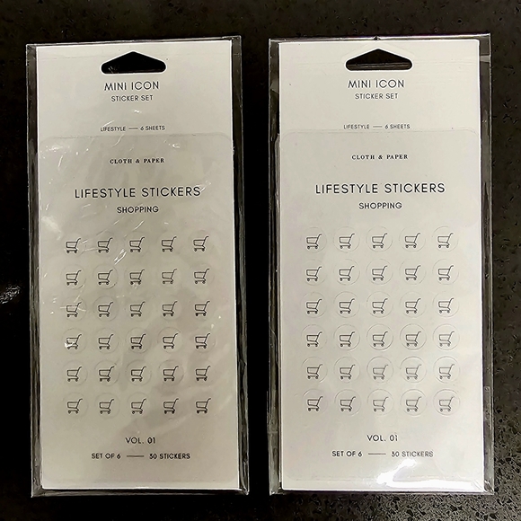Cloth and Paper 6 sets Arrow Flags, 1 Luxe Tab, 2 Mini Lifestyle Stickers 60 - Picture 8 of 16